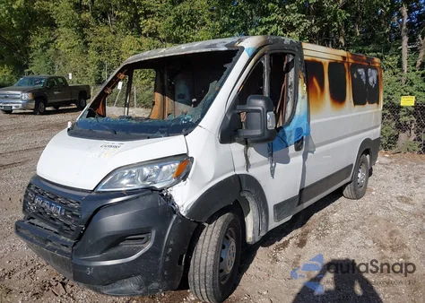 2023 Ram Promaster 1500 Low Roof 136 Wb z USA, uszkodzony, nr VIN 3C6LRVAG7PE558061